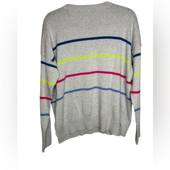 Vineyard Vines Men’s Grey Stripped Sweater Size Medium - Picture 5 of 10